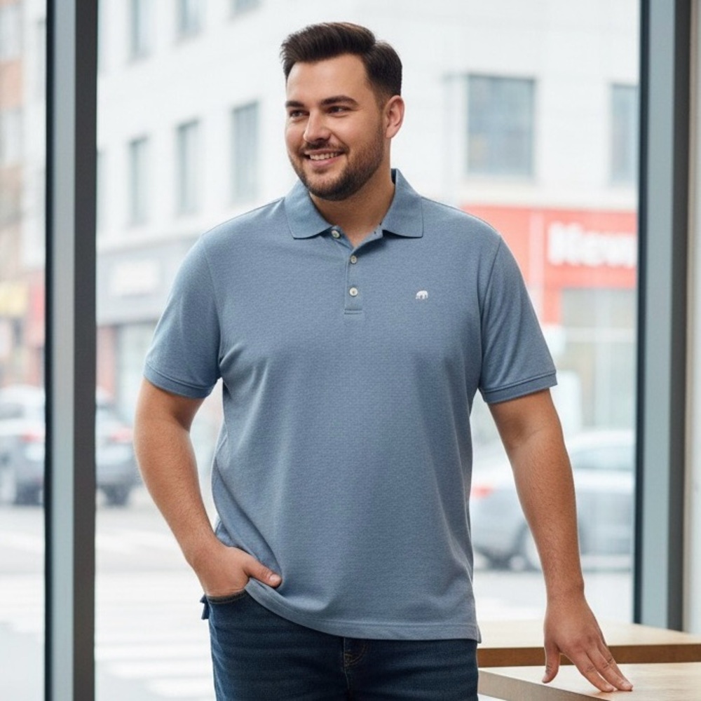 Banana Republic Blue Polo 👕 - Picture 2 of 6